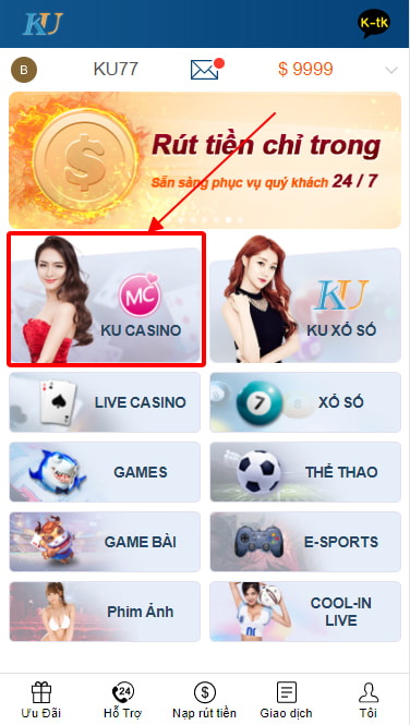 KU777 | KU77 - Trang casino, bóng đá, Xổ số online, KM 588K